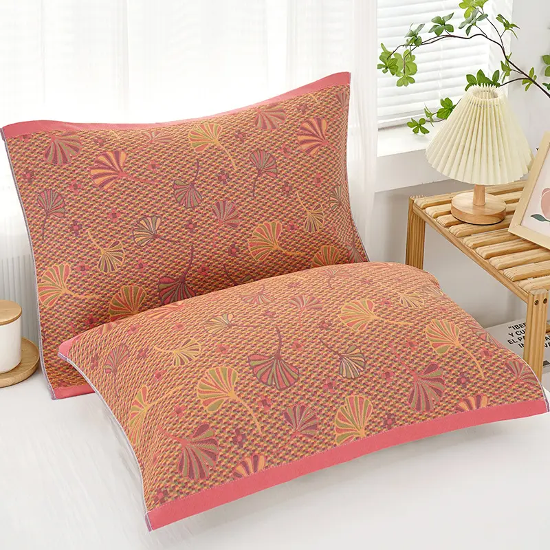 Cotton Multi-Layer Pillow Towel with Cartoon Pattern - Image 8
