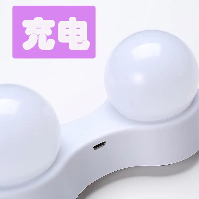 Portable Rechargeable Makeup Mirror Light with Suction Cup - Image 4