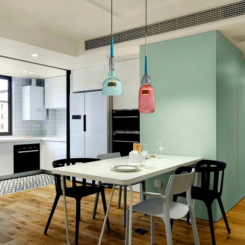 Nordic Post-Modern Hanging Chandelier Set of 4 - Image 3