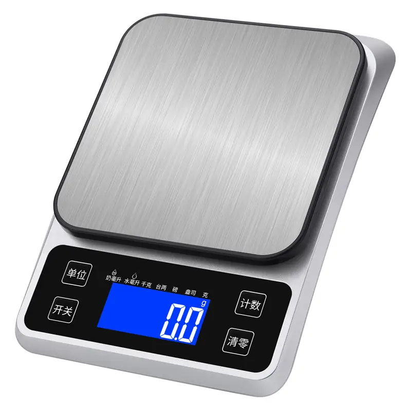Digital Kitchen Scale Stainless Steel USB Charging 100g