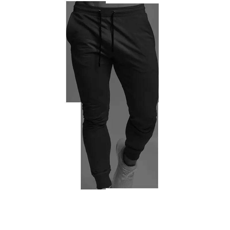 Men's Grey Running Training Pants Casual Fit - Image 6