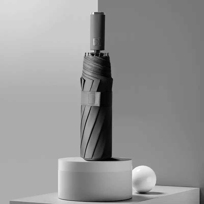 3-Fold Automatic Umbrella with Printed Design - Image 5