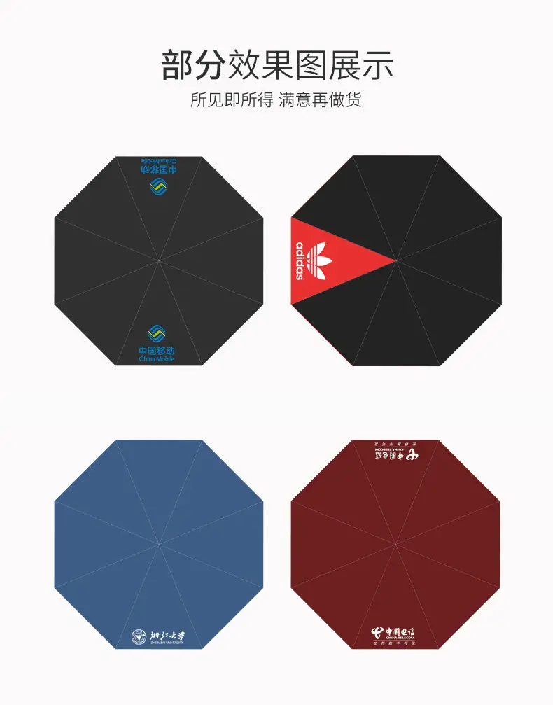 3-Fold Automatic Umbrella with Printed Design - Image 8