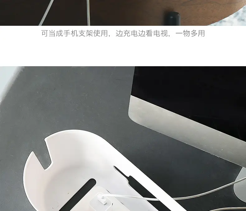Large Power Socket Storage Box for Desktop Computer Wire Box — feature 15