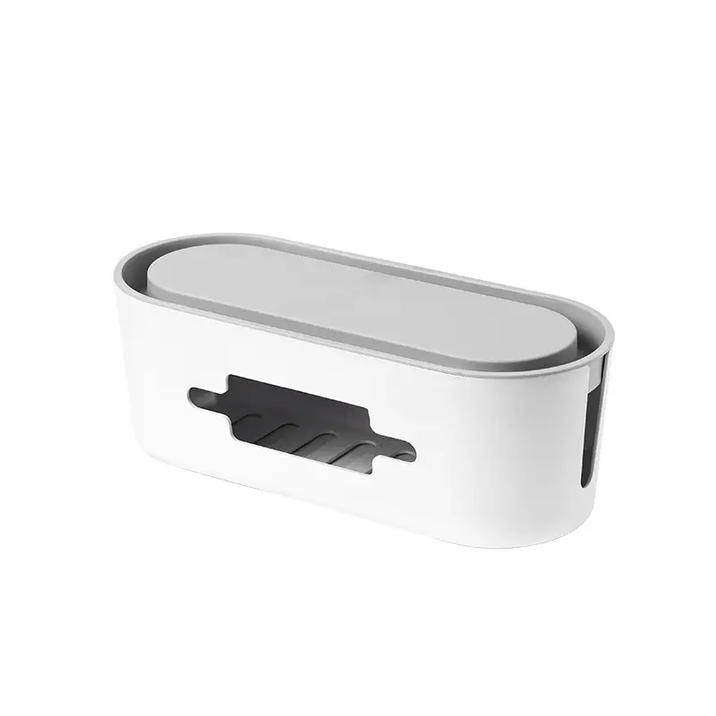 White box gray cover