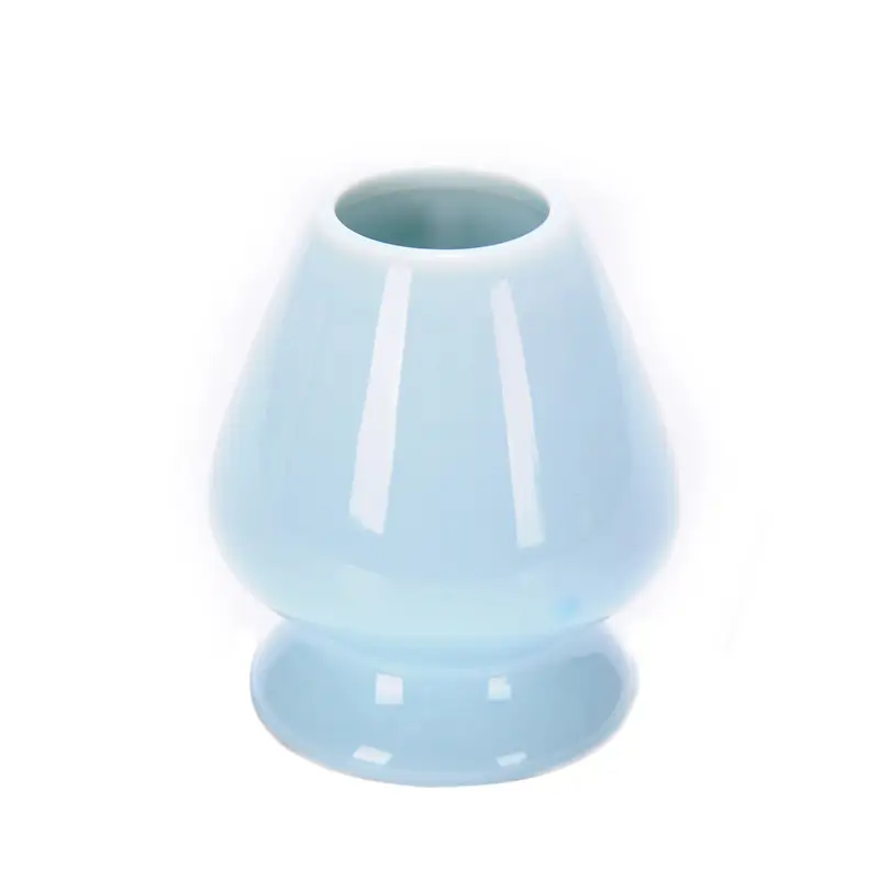 Ceramic Tea Tray Light Blue Japanese Matcha Set