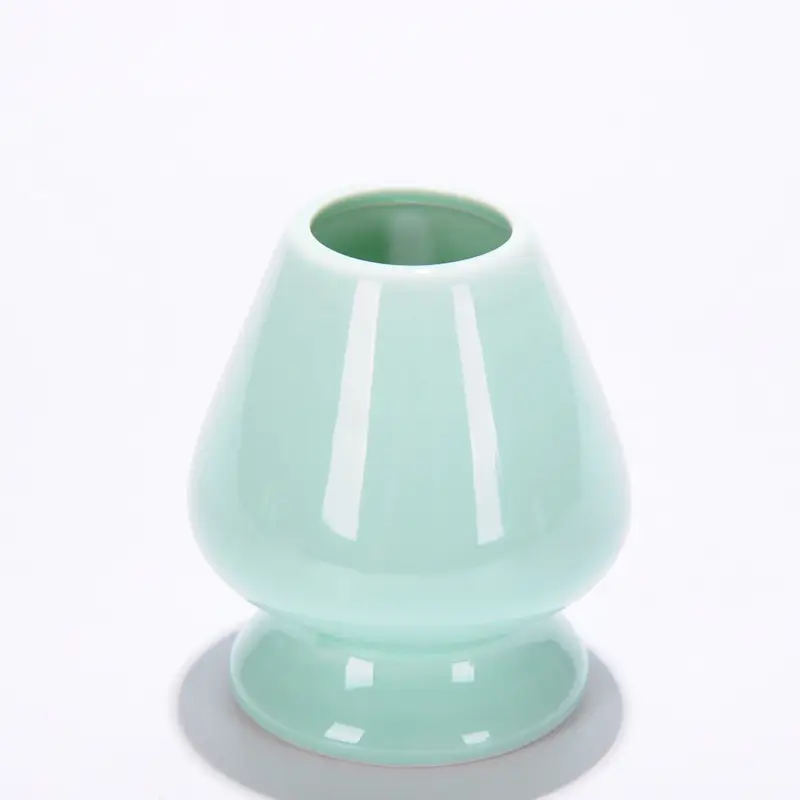 Ceramic Tea Tray Light Blue Japanese Matcha Set