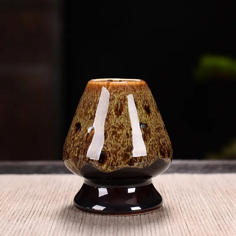 Ceramic Tea Tray Light Blue Japanese Matcha Set