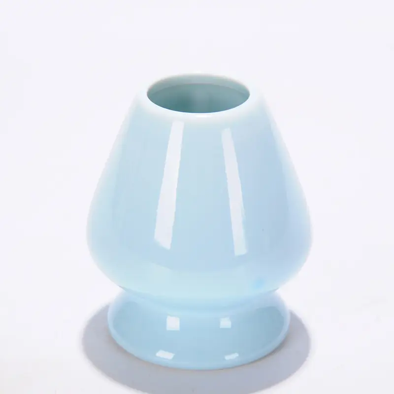 Ceramic Tea Tray Light Blue Japanese Matcha Set