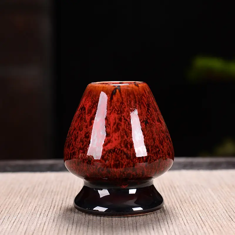 Ceramic Tea Tray Light Blue Japanese Matcha Set