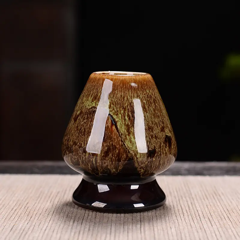 Ceramic Tea Tray Light Blue Japanese Matcha Set