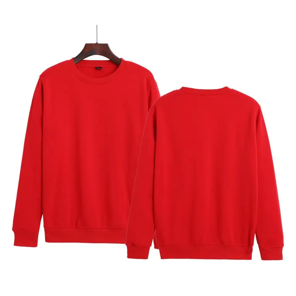 Men's White Round Neck Hoodie Pullover Set - Image 6