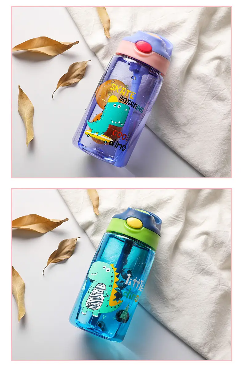 Kids Water Cups with Straws and Duck Design — feature 2