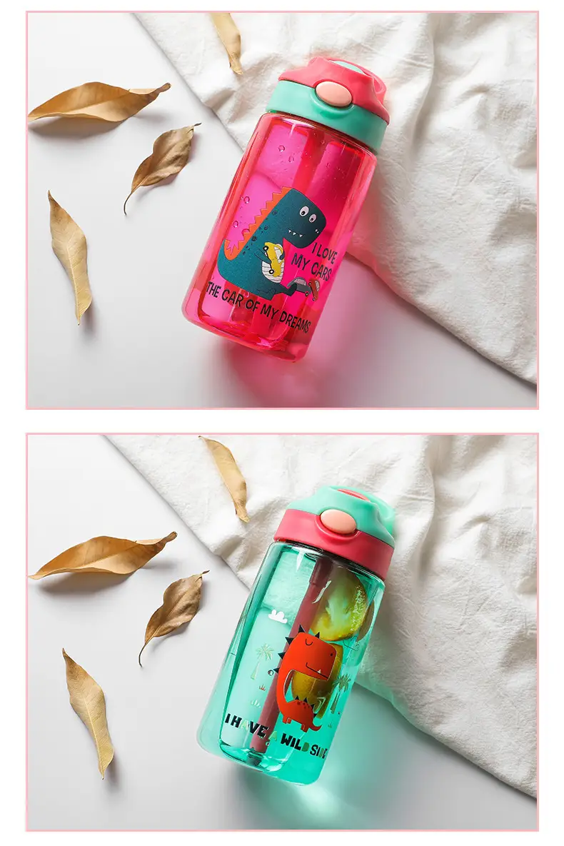 Kids Water Cups with Straws and Duck Design — feature 3