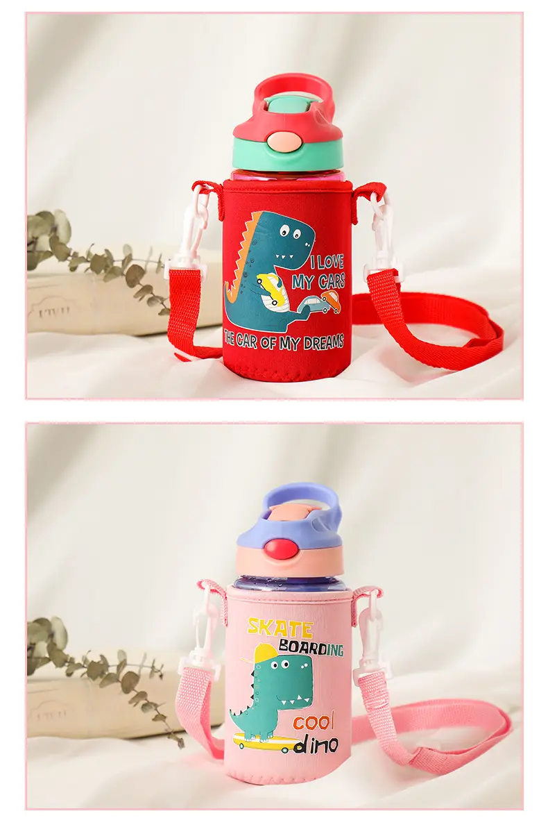 Kids Water Cups with Straws and Duck Design — feature 5