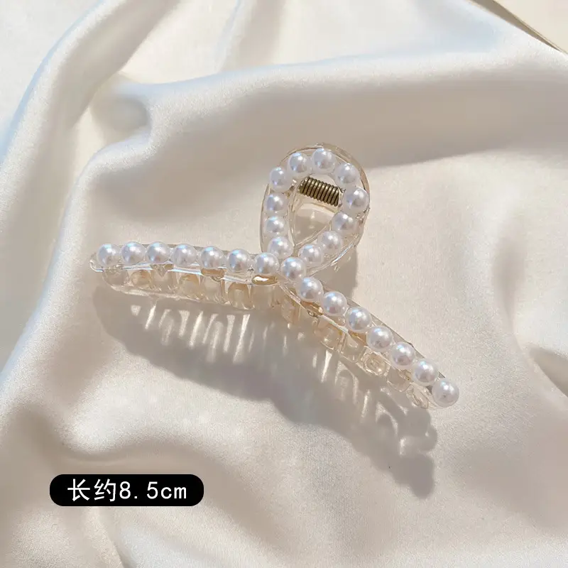 Pearl Hairpin Back Clip for Girls
