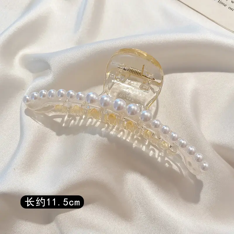 Pearl Hairpin Back Clip for Girls