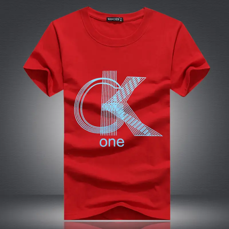 Men Black CK One Graphic T-Shirt Short Sleeve Slim Fit - Image 2