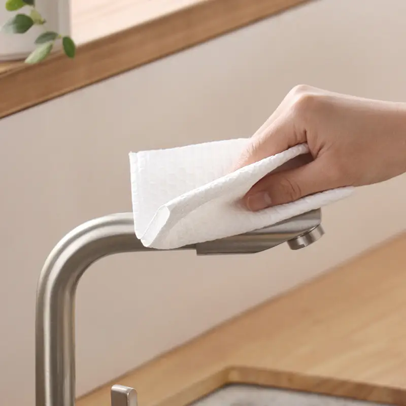 Kitchen Non-Woven Hair-Free Absorbent Rag 1000g - Image 4