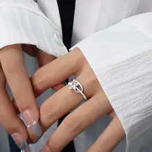 Adjustable Cold Style Cat Cross Geometric Ring — feature 12