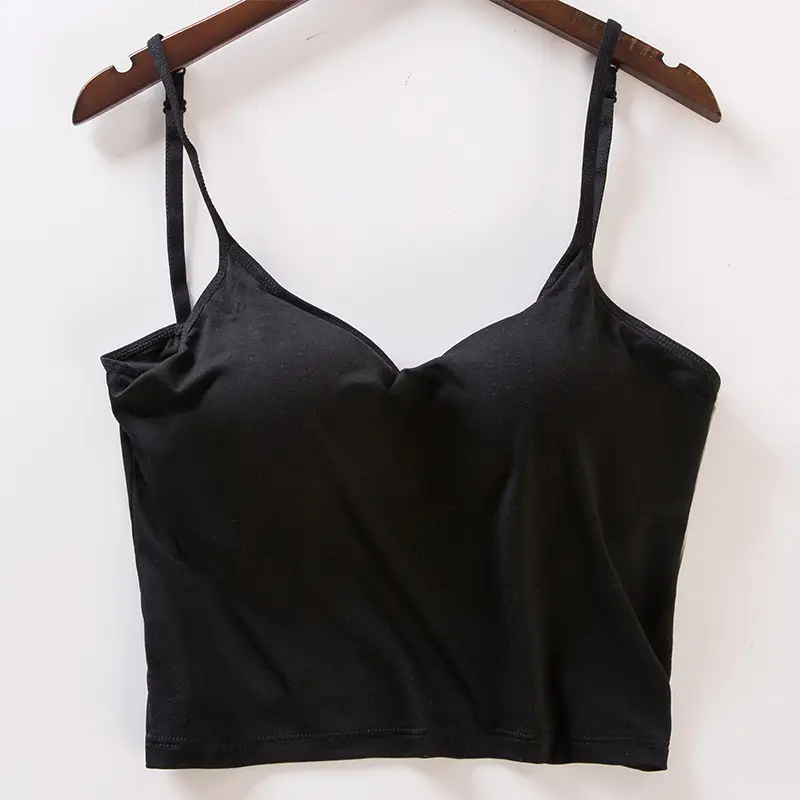 Women's Nude Modal Backless V-Back Vest - Image 3