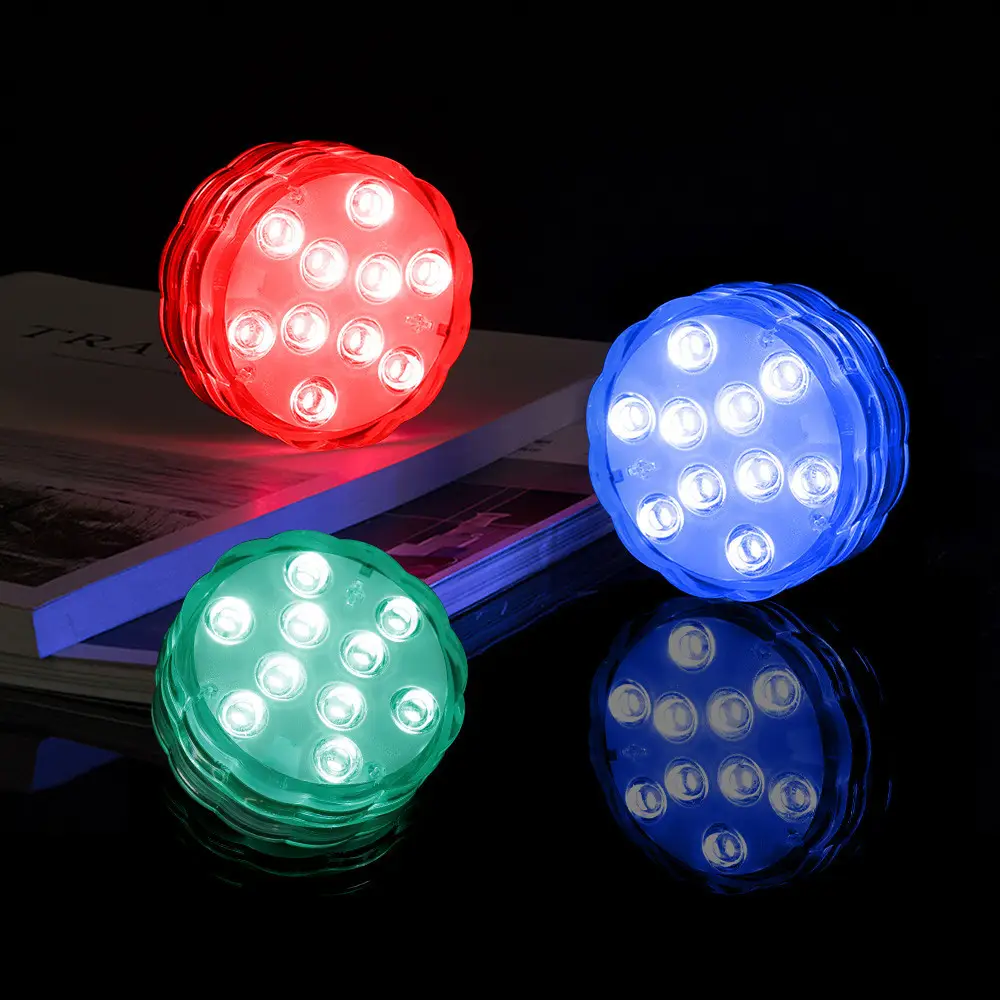 16 Color Rechargeable Led Swimming Pool Light Waterproof Remote Control — feature 16