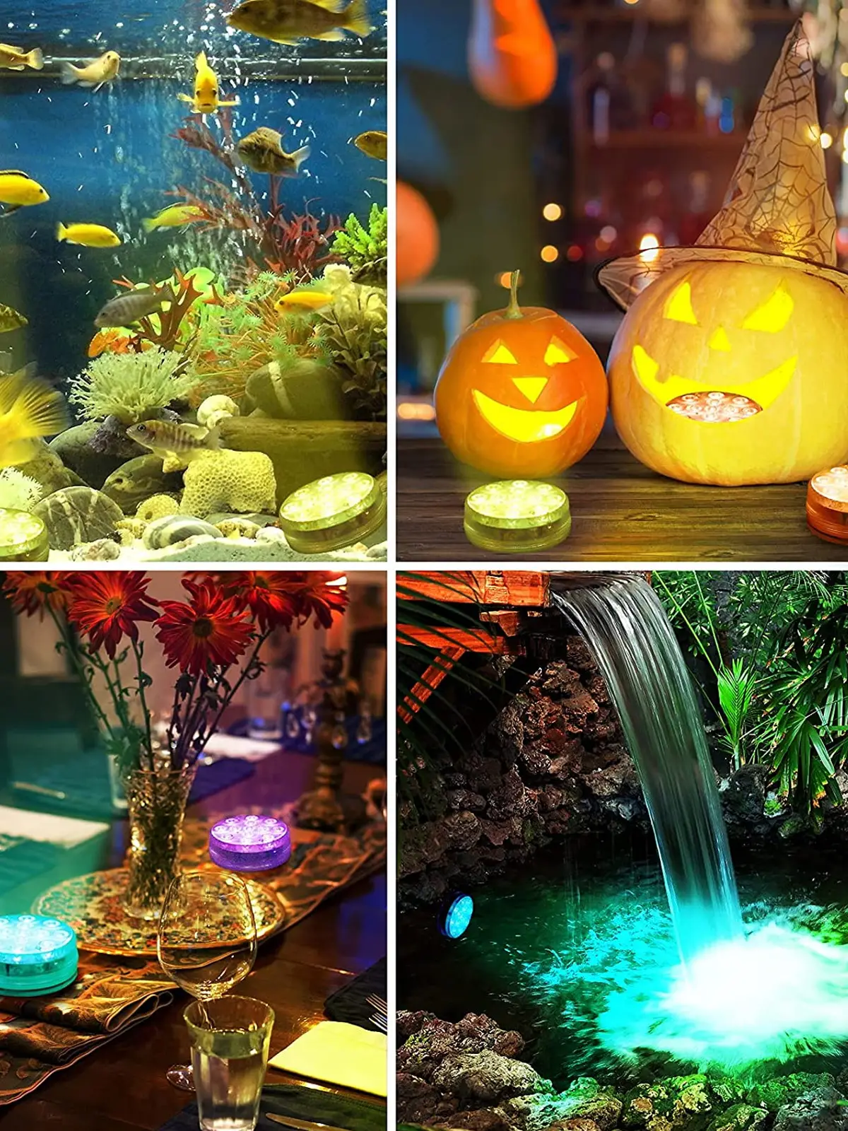 16 Color Rechargeable Led Swimming Pool Light Waterproof Remote Control — feature 25