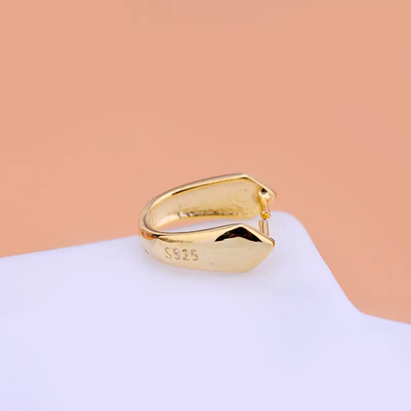 S925 Silver Buckle Pair Jade Wax Safe Clip Handmade - Image 7