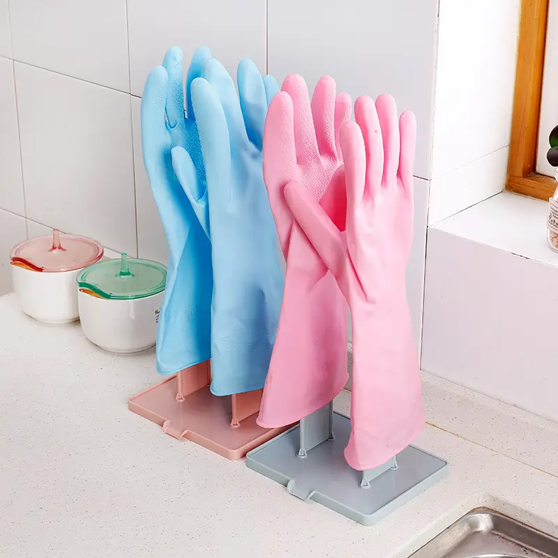 Silver Metal Kitchen Towel Rack with Drain Base - Image 4
