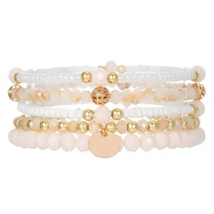 Black Frosted Stone Crown Lion Head Bracelet Set — feature 10