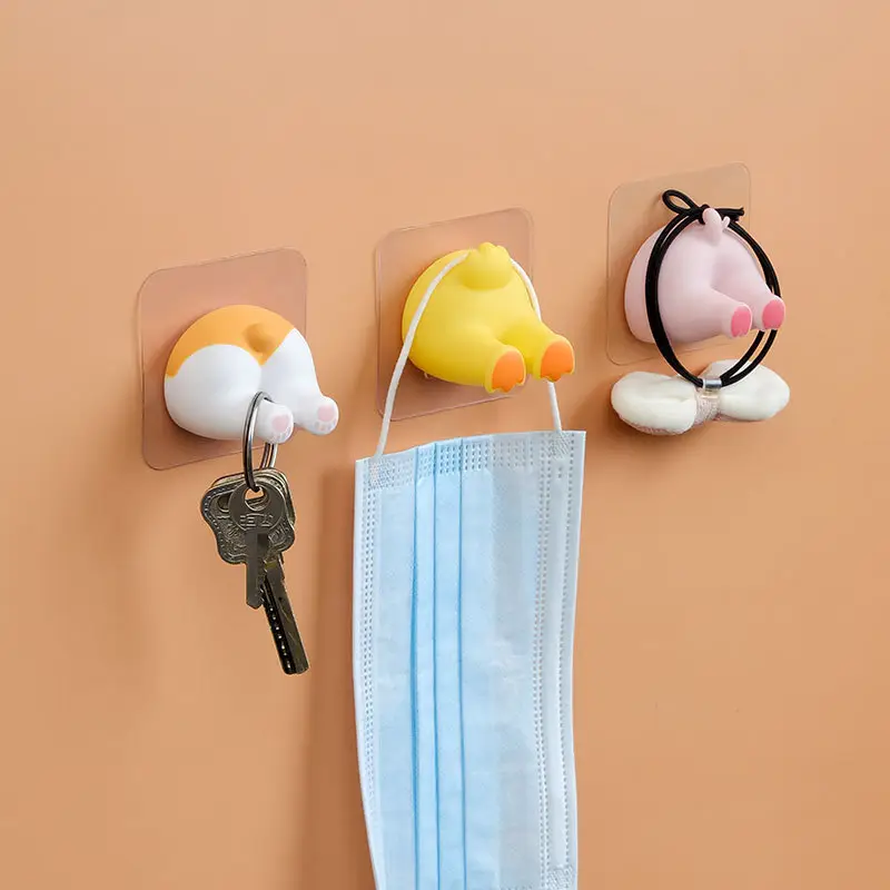 Cute Cartoon Toothbrush Hanger with Plush Ear - Image 6