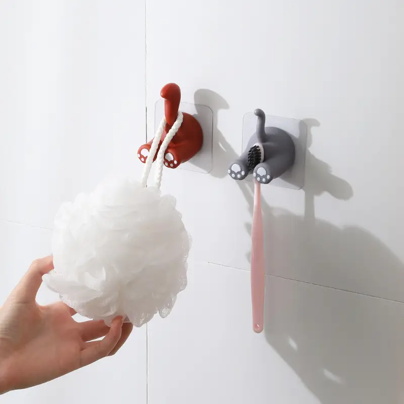Cute Cartoon Toothbrush Hanger with Plush Ear — feature 23