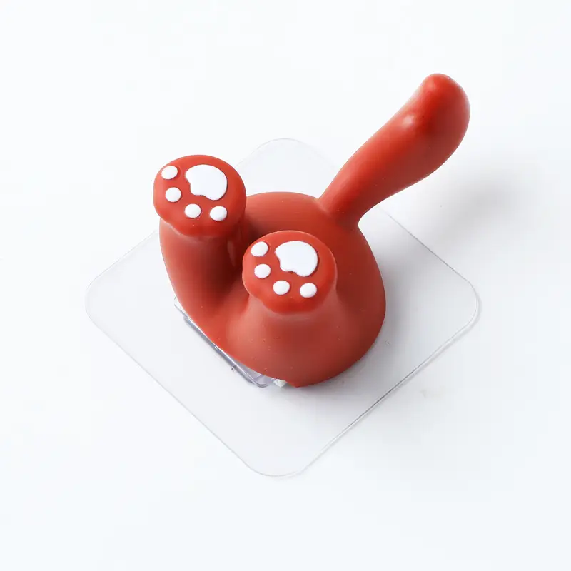 Cute Cartoon Toothbrush Hanger with Plush Ear - Image 3