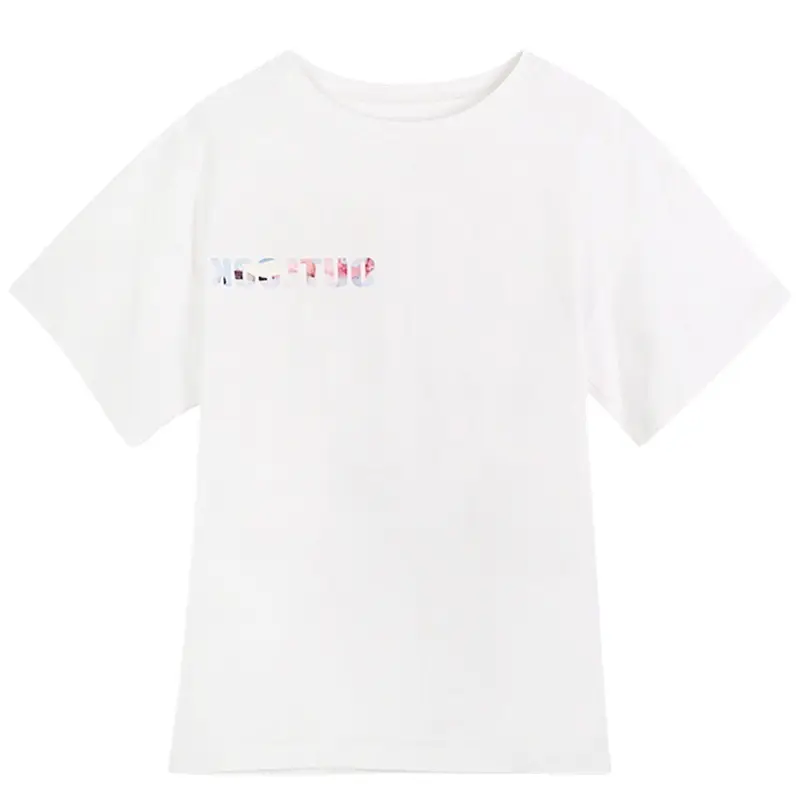 Women White Loose T-Shirt Korean Style 2025 - Image 5