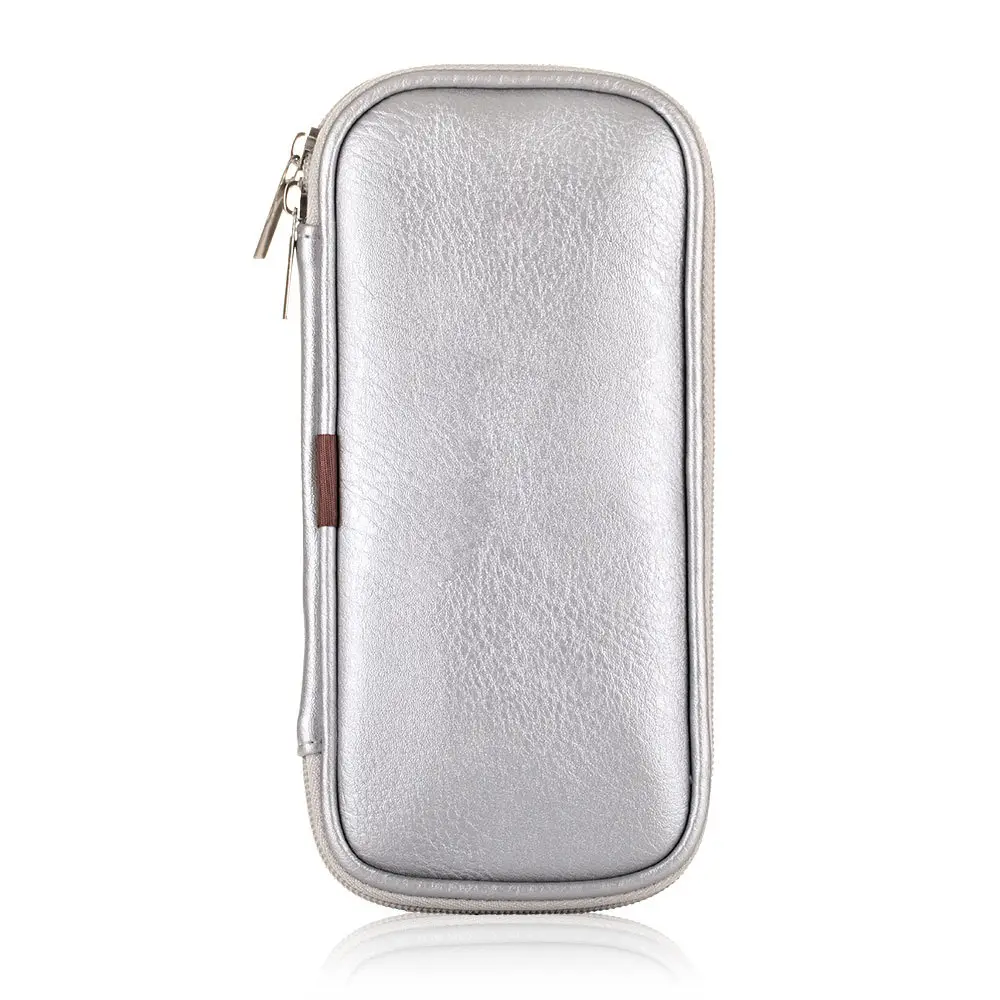 Black Travel Makeup Brush Storage Bag 14 Brushes - Image 5