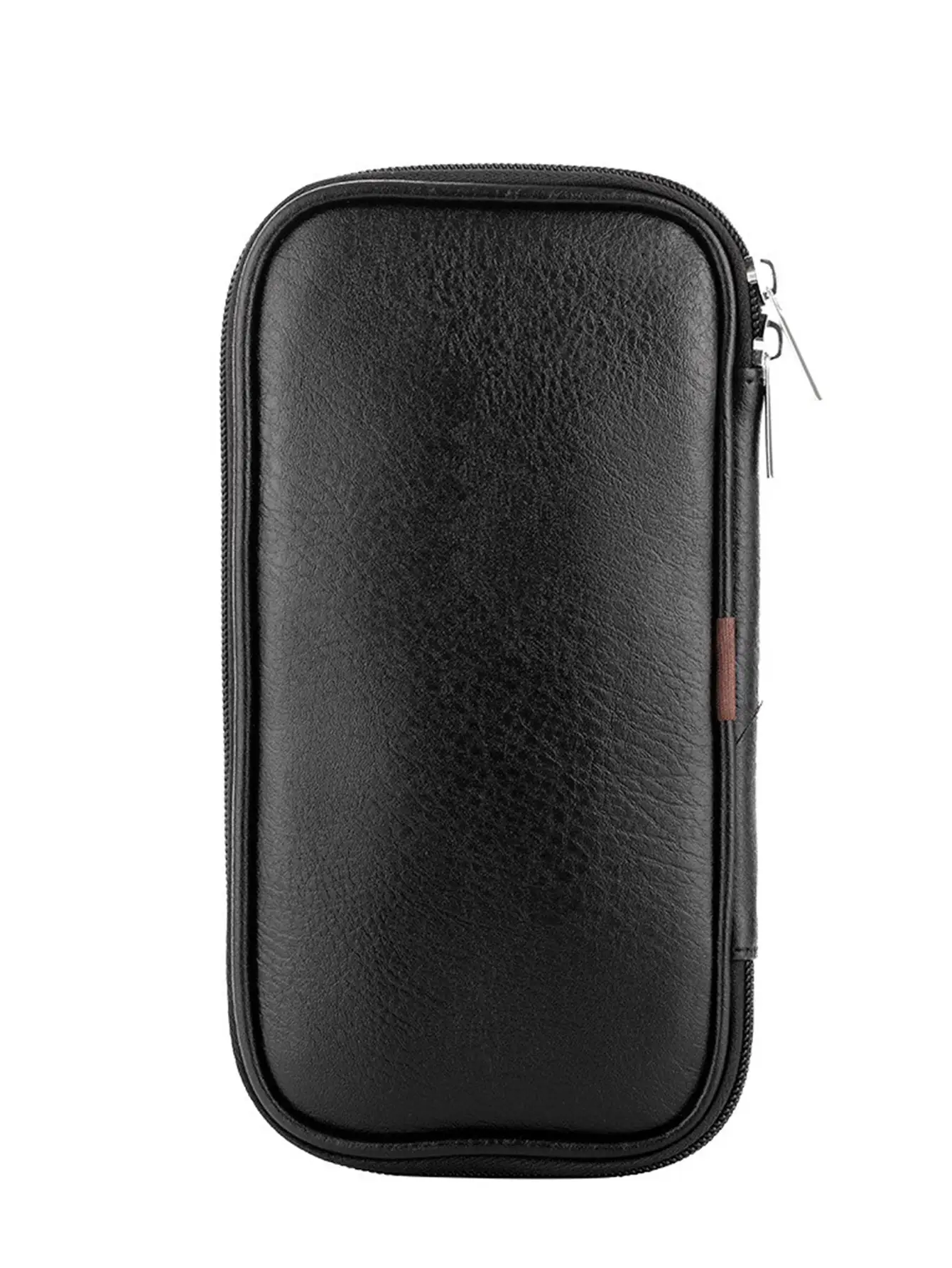 Black Travel Makeup Brush Storage Bag 14 Brushes - Image 3