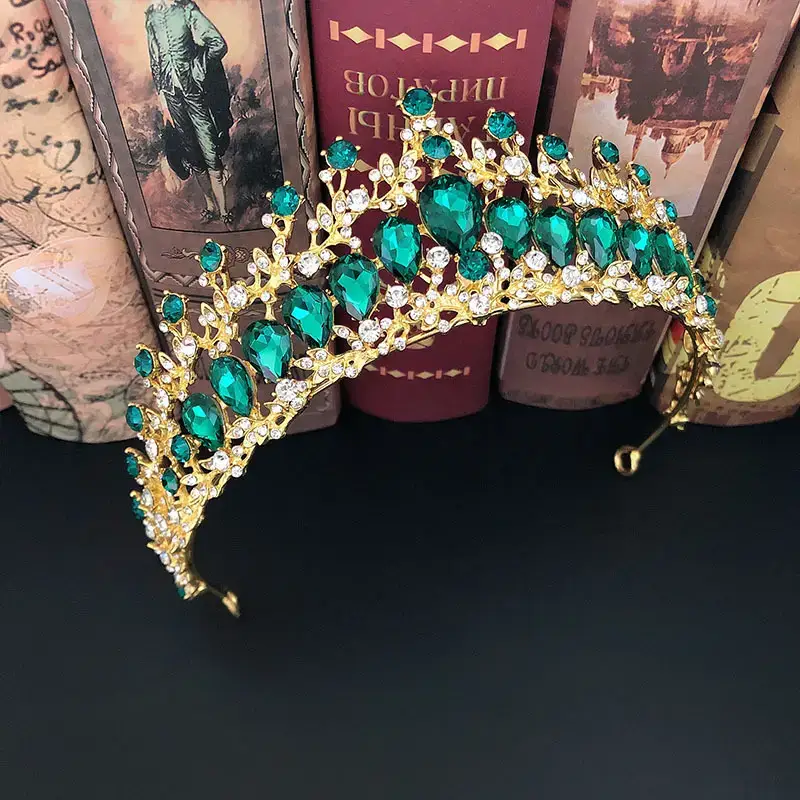 Luxury Bridal Crown Hairbands Multi Color Rhinestone Korean Style - Image 10