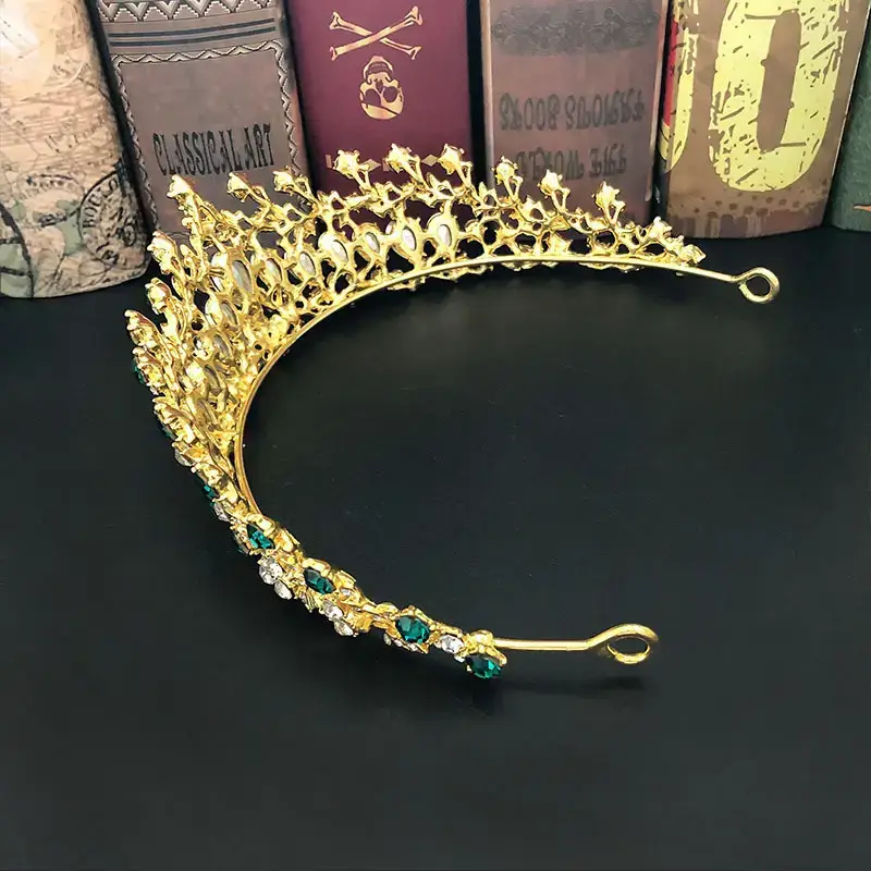 Luxury Bridal Crown Hairbands Multi Color Rhinestone Korean Style - Image 13