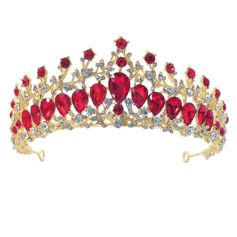 Luxury Bridal Crown Hairbands Multi Color Rhinestone Korean Style - Image 2