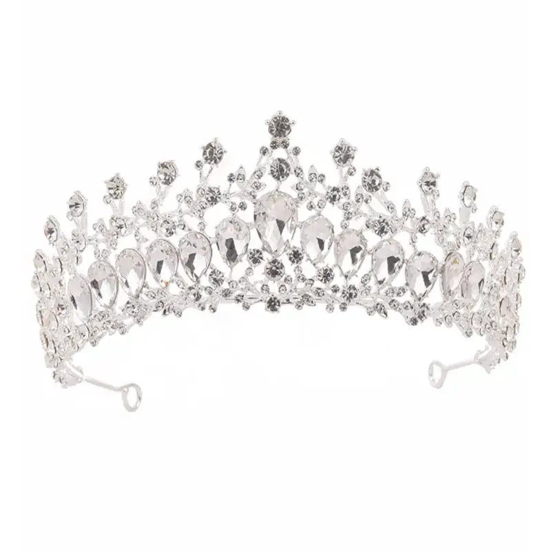 Luxury Bridal Crown Hairbands Multi Color Rhinestone Korean Style - Image 5
