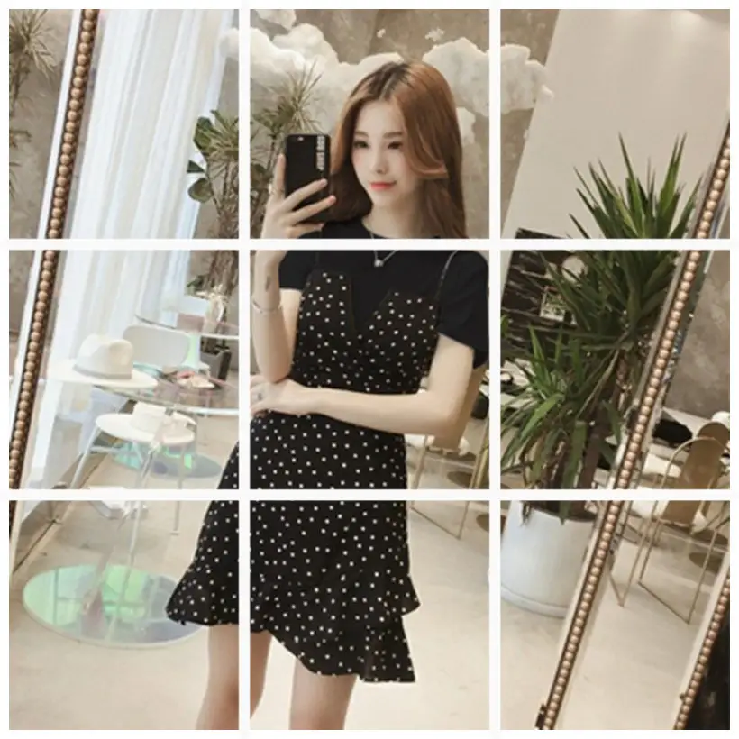 Fairy-Like Polka Dot Suspender Dress Women Summer 2026 - Image 5