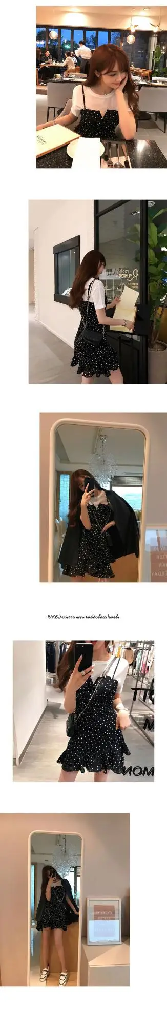 Fairy-Like Polka Dot Suspender Dress Women Summer 2026 — feature 2