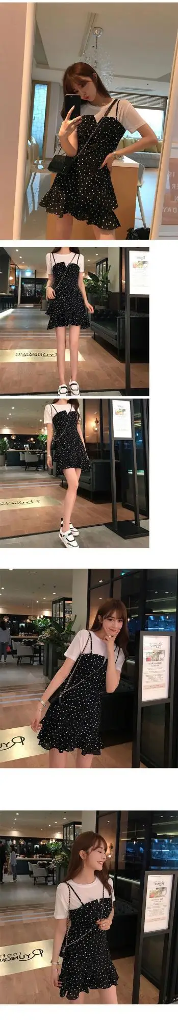 Fairy-Like Polka Dot Suspender Dress Women Summer 2026 — feature 3