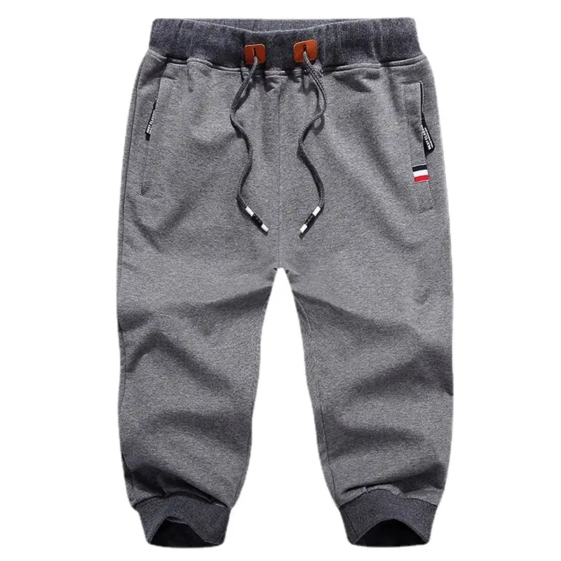 Black Knitted Sports Shorts for Boys Large