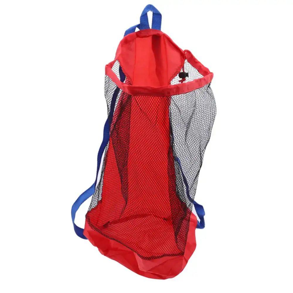 Red Mesh Baby Sand Bag for Carrying and Storage - Image 3