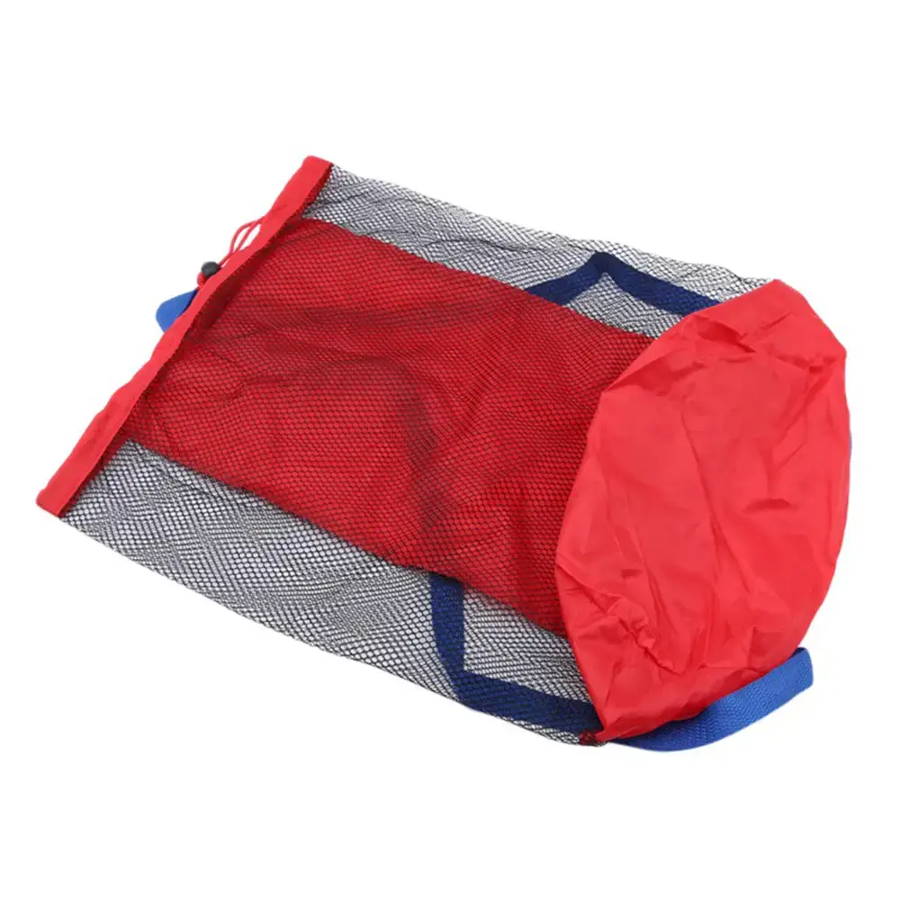 Red Mesh Baby Sand Bag for Carrying and Storage - Image 5