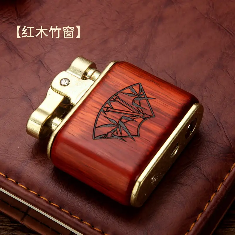 Baicheng Sandalwood Lighter with Logo - Image 4
