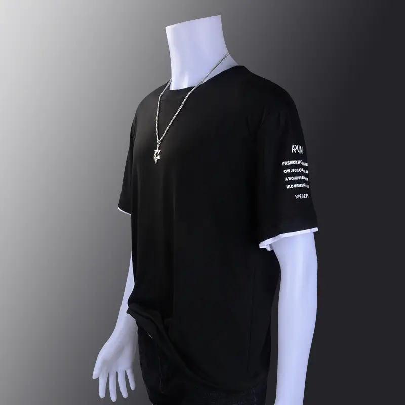 2020 Black Short Sleeve Men's T-Shirt