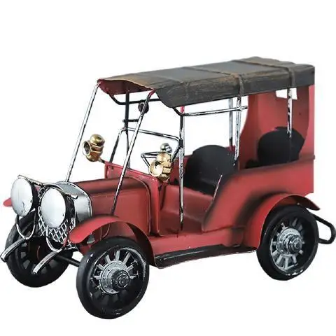 Retro Iron Car Ornament for Home Decor - Image 8