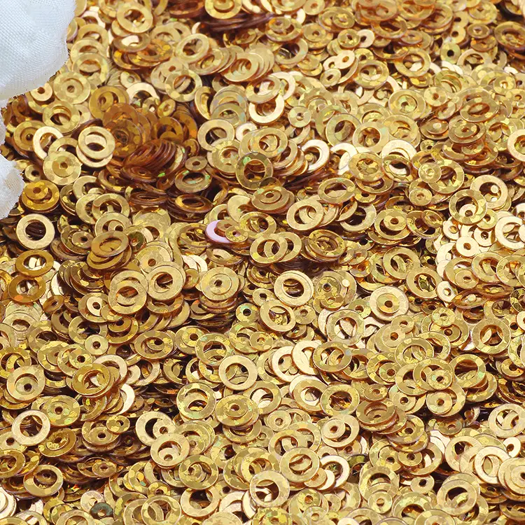 Small Bubble Hollow Circle Ring Sequins for Christmas & Weddings - Image 15